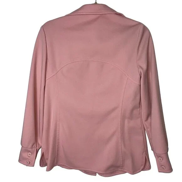 Jack Winter Vintage Womens Two Piece Set Jacket Pants Suit Size Medium Pink - Picture 4 of 12